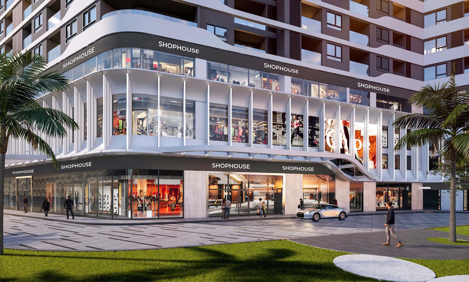 Shophouse khối đế Diamond Sky